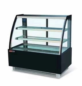white freezer commercial furniture stand counter fridge case chiller refrigerator showcase cake bakery display cabinet for sale
