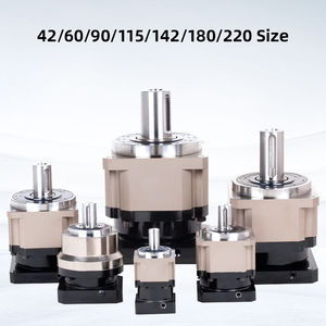 Umot xoắn ốc răng pinion hộp số hành tinh giảm tốc 1:3 1:4 1:5 1:6 1:7 1:8 1:9 1:10 cho 100W 40 khung động cơ servo đầu vào trục 8 - Product Image 6