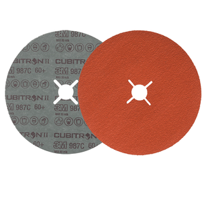 Cubitron แผ่นใยขัด987C 3เมตร<span class=keywords><strong>ล้อ</strong></span>ขัดเซรามิกขนาด180มม. <span class=keywords><strong>วง</strong></span>กลมเจาะรู - Product Image 1