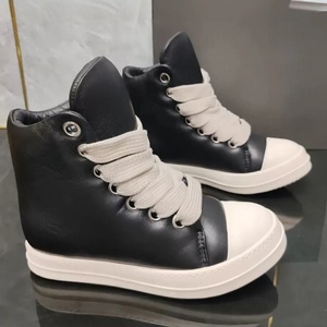 รองเท้าผ้าใบหุ้มข้อสูงคุณภาพสูงสำหรับผู้ชาย รองเท้าลำลองสไตล์เรโทร Owens รองเท้าสเก็ตบอร์ดแฟชั่นสุดหรู รองเท้ากีฬา Ricks - Product Image 2