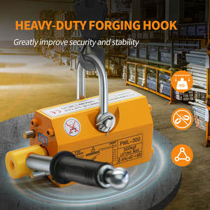 Imán de Elevación Magnético Permanente, Capacidad de Elevación de 660 Libras, Imán de Elevación con Liberación, Utilizado en Grúas de Taller para Levantar Placas de Acero - Product Image 3