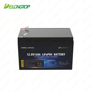 Baterías de Repuesto de Plomo-Ácido de 12 Voltios de Fábrica Delong, Batería de Litio Recargable de Ciclo Profundo de 12.8V 20Ah LFP1220 12v 20 - Product Image 1