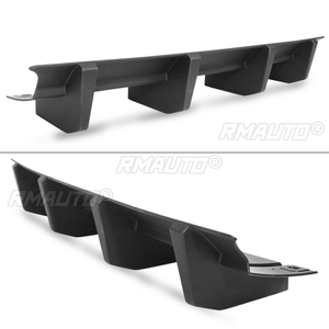 For 15-23 Dodge Challenger GT SXT Plus Rear Bumper Diffuser <b>Lip</b> <b>Splitter</b> Shark Fin Spoiler - Product Image 4