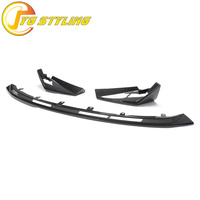 Lèvre avant en fibre de carbone sèche style CSL pour BMW M3 G80 G82 G83 M4, séparateur de pare-chocs en carbone véritable, kits de carrosserie automobile 3 pièces