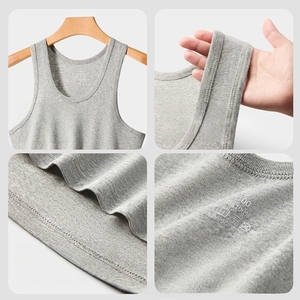 Débardeur côtelé 100 % coton pour <span class=keywords><strong>homme</strong></span>, doux, respirant, décontracté - Product Image 5