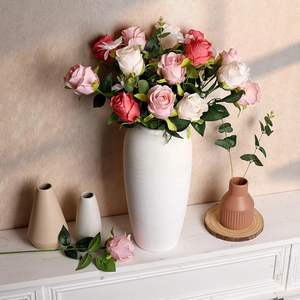 Fleur artificielle de tulipe à grande tête, simulation réaliste, pour la décoration de la maison, du salon ou du bureau - Product Image 5