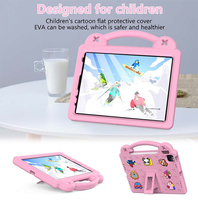 Pour iPad 10e génération 10,9 pouces, tablette pour enfants, étui en mousse EVA anti-chute avec support au dos