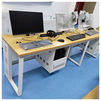 Salle de laboratoire d'informatique scientifique de l'école Conception de laboratoire d'enseignement pour étudiants avec mobilier et équipement