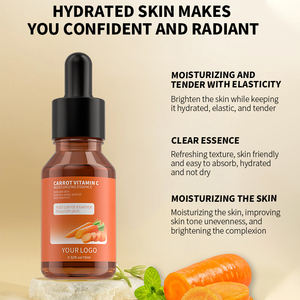 Suero de Zanahoria Hidratante y Blanqueador Orgánico Natural de Marca Privada OEM para Piel Negra - Product Image 5