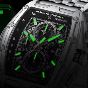 Mark Fairwhale FW-5080 <b>Watches</b> for Men Multifunctional Luminous Timing Hollow Waterproof Quartz <b>Watches</b> for Men <b>Watches</b> - Product Image 6