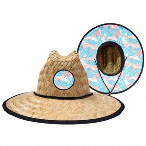Lifeguard Beach Straw <b>Hat</b> for Surfing Customized <b>Summer</b> Straw Beach <b>Hat</b> Lifeguard Straw <b>Hat</b> - Product Image 4