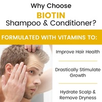 Fournisseurs de shampooing Ekber Shampooing réparateur à la biotine naturelle pour cheveux abîmés Stimulant la croissance des cheveux Après-shampoing Soin des cheveux
