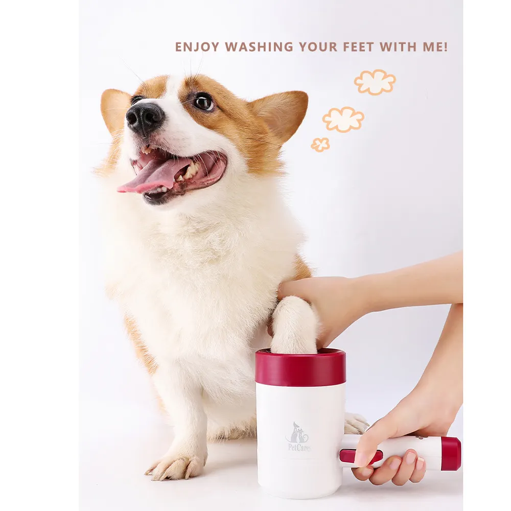 TTT hot sale new pet care grooming products products manual foot washing cups dogs and cats foot washing artifacts