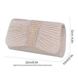 Ladies <b>Wedding</b> Party Shoulder Bag Woman Shiny Rhinestone Evening Bag Crystal Evening <b>Clutch</b> Bag - Product Image 6