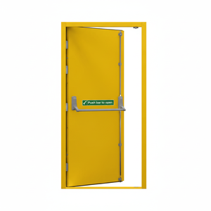Portes roulantes coupe-feu en acier inoxydable personnalisées professionnelles avec style moderne pour les appartements, les hôtels et les écoles fabriquées en Chine - Product Image 1