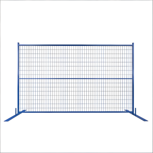 50 x 100 tubes de cadre pour clôture temporaire de chantier, 1 pouce par 16 jauges d'épaisseur, entretoise centrale de 3/4 pouce - Product Image 1