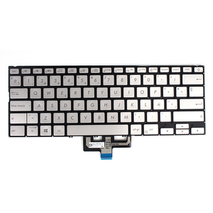 <strong>Replacement</strong> Spanish Notebook <strong>Keyboard</strong> with Backlight for Zenbook 14 UX433 UX433FA UX433FN Deluxe14 Sliver <strong>Laptop</strong> Stand SP Model