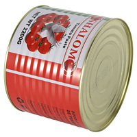 Vente en gros 70g de purée Double concentré de conserve De tomate matière première en conserve du fabricant de pâte de tomate bon marché
