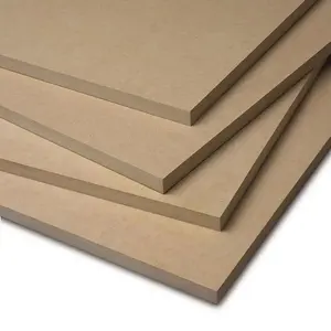 1220x2440x9mm barato a prueba de agua de alta densidad color laminado acrílico MDF zócalo línea de producción MDF que hace la máquina