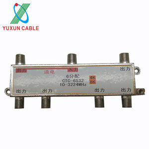 Divisor <span class=keywords><strong>de</strong></span> <span class=keywords><strong>señal</strong></span> <span class=keywords><strong>de</strong></span> <span class=keywords><strong>TV</strong></span> satelital, 4K, 4 vías, 10-3224Mhz, CATV - Product Image 5