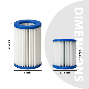 Bestway 58093 Accessoires de piscine Système de filtration Remplacements pour piscines S'applique à la pompe filtrante 330GAL Cartouche filtrante <span class=keywords><strong>Flowclear</strong></span> I - Product Image 2