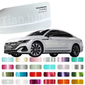 Vinilos Adhesivos para Autos en Oferta, Rollos de Película Protectora de Pintura Automotriz Coloridos, TPU Plateado, Vinilos para Carrocería de Auto, Efecto Camaleón - Product Image 1