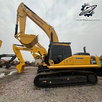 Excavatrice Komatsu PC350LC-8 d'occasion équipée d'un moteur Komatsu pour les projets de carrière et de pose de pipelines