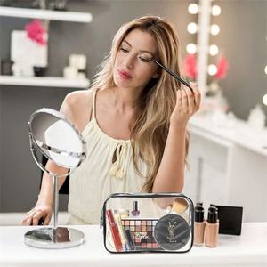 Bolsa cosmética de viaje de gran capacidad, bolsa cosmética de viaje translúcida de alta calidad con cremallera, bolsa cosmética de PVC a la moda - Product Image 6