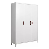 Lemari Pakaian Logam 3 Pintu Gaya Sederhana Modern untuk Kabinet Pakaian Garderobe Armario