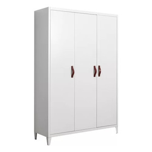 Armoire métallique moderne et simple à 3 portes pour vêtements, placard, garde-robe, armario - Product Image 6