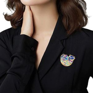 Wholesale Brooches High Quality Scratch-Resistant Durable Gifts Painted Enamel <b>Badges</b> for Events - Product Image 3