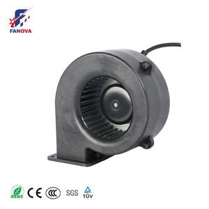Fanova 108 מ "מ-225 מ" מ 24v 48v 230 מנוע מנוע תעשייתי נטול אנוכי מאוורר צנטריפוגלי - Product Image 3