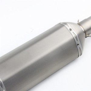 Pot d'échappement Scorpion en alliage de titane et fibre de carbone pour moto BMW <span class=keywords><strong>F800GS</strong></span>/F700GS, couleur argent noir - Product Image 6