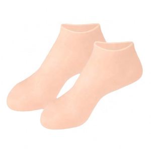 Chaussettes de protection en silicone souple pour femmes, masque hydratant anti-crevasses pour talons secs et fissurés, articles ménagers - Product Image 5