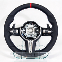 Volant sport en daim à fond plat personnalisé pour BMW F01 F10 F15 F20 F22 F30 F31 F32 F33 F34 F35 F36 F80 F90 E90