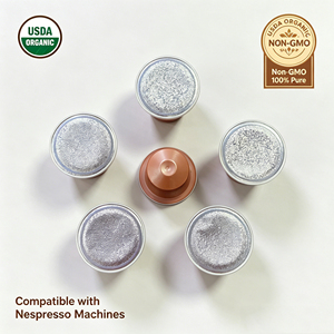 Cápsulas de Té Verde Matcha a Granel Compatibles con Nespresso Original Line, Caja de 200 Unidades, Puro Natural, Preparación Instantánea Fría o Caliente - Product Image 5