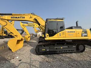 Excavatrice sur chenilles Komatsu PC350LC d'occasion, d'origine japonaise, hydraulique, pour la construction et les travaux de terrassement - Product Image 3