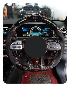 Sợi carbon màu Đỏ dẫn tay lái cho AMG <span class=keywords><strong>A</strong></span> <span class=keywords><strong>C</strong></span> E S GLC GLe CLS CLA GLA g-class 2012 2024 - Product Image 1