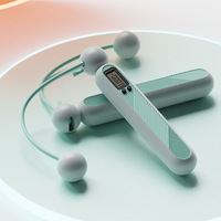 Corde à sauter intelligente 2-en-1 en PVC et ABS, légère, durable, 2,8 m, personnalisable, pour la maison, la salle de sport, l'extérieur, la remise en forme et l'exercice