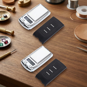Hot Selling 200g <b>Mini</b> Stainless Steel Electronic Pocket <b>Scale</b> Lid Battery Powered Car Key Design Digital Weight Measuring - Product Image 3