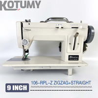 Machine à coudre portable robuste électrique domestique pour fourrures, cuir et vêtements épais