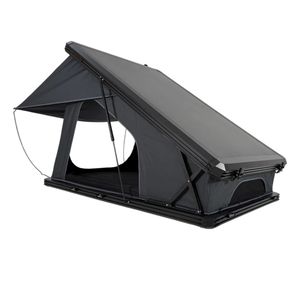 Remaco Overland Aluminum 4 Person Hardtop Roof <b>Tents</b> for Vehicles, <b>Large</b> X-Hinge Wedge Hard Roof Top <b>Tent</b> RTT Supplier - Product Image 2