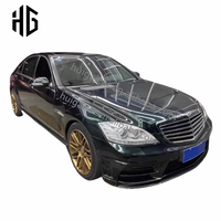 Kit carrosserie Facetory Direct Fiberglass Wald Style, pare-chocs avant et arrière, jupes latérales, ailes larges pour Mercedes Benz Classe S W221