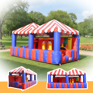 Château gonflable commercial de qualité supérieure en PVC, facile à installer pour les événements, les jeux de carnaval en plein air pour les enfants, les festivals - Product Image 4