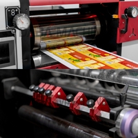 Machine d'impression offset haute précision rouleau à rouleau pour étiquettes, papier et film, avec contrôle servo