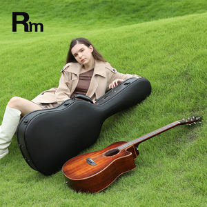 OEM-WC-47 Rm arc-en-ciel Offre Spéciale OEM ODM vente en gros bois <span class=keywords><strong>Tweed</strong></span> classique <span class=keywords><strong>guitare</strong></span> acoustique étui rigide ukulélé étui à instruments - Product Image 4