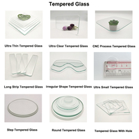 Verre trempé transparent à prix avantageux, 0,5 mm, 0,7 mm, 1 mm, 1,5 mm, 2 mm, 2,5 mm, 3 mm
