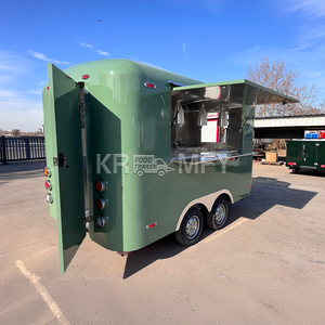 Camions de restauration mobiles, remorques de concession alimentaire et chariots de vente de crème glacée, conformes aux normes australiennes, avec friteuse professionnelle en acier carré pour burgers et snacks - Product Image 6