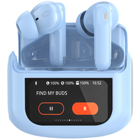 Nouveaux Écouteurs TWS 076D Pro Air Buds ANC ENC Annulation de Bruit Écran Tactile Casque de Jeu Écouteurs Intra-Auriculaires
