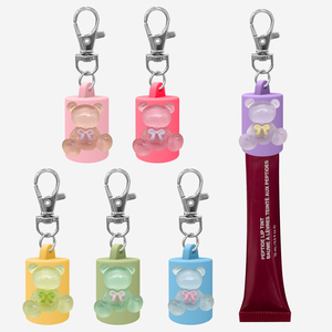 Accessoires de porte-clés en silicone, support portable et durable, compatible avec le rangement des gloss et des baumes - Product Image 1